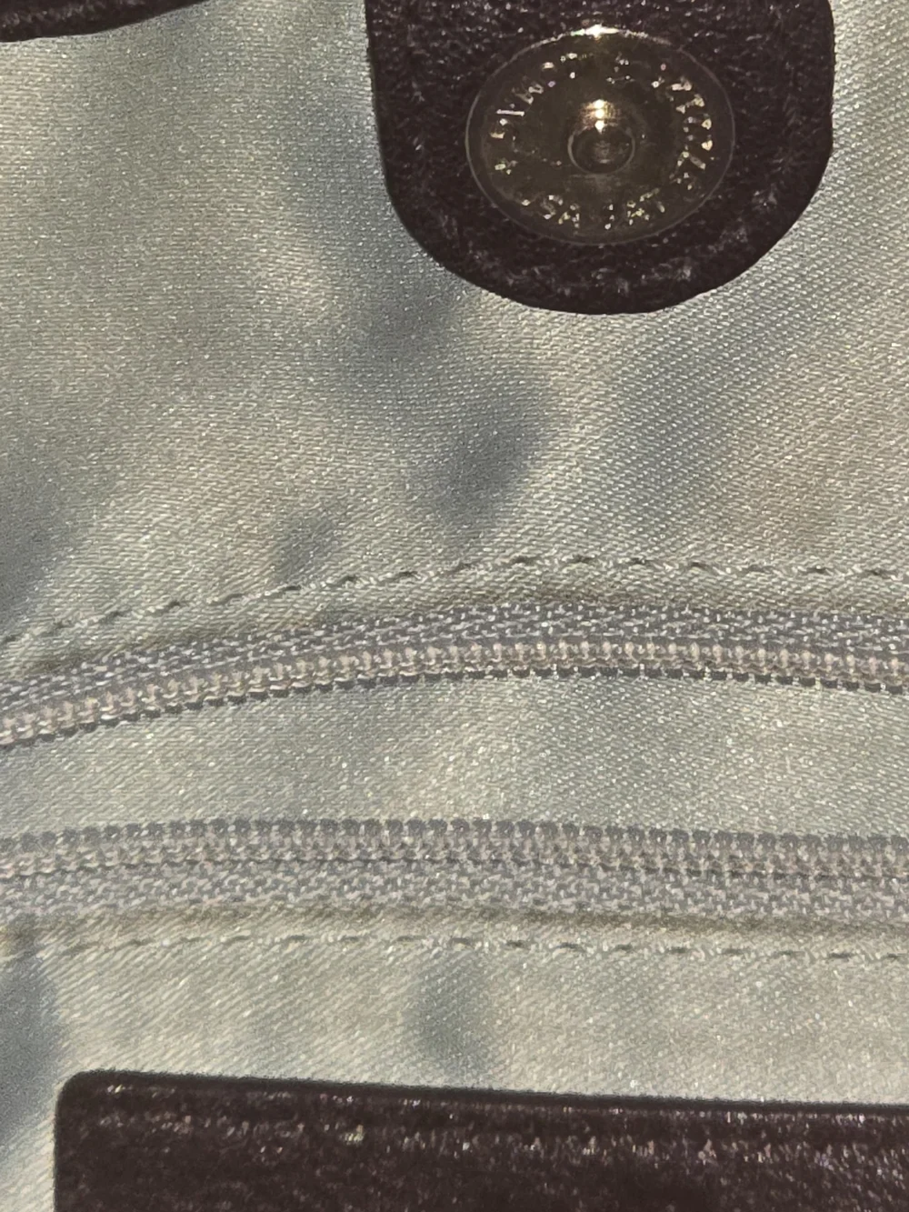 Coach Madison Embellished Op Art Maggie Black Leather Bag